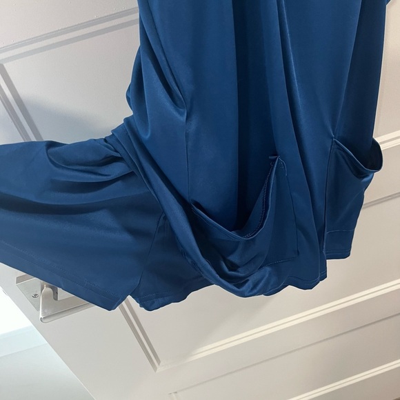 Blue dress with built in shorts - Picture 2 of 4